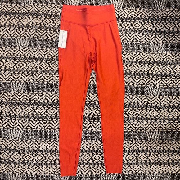 NWT Outdoor Voices Paprika TechSweat™ Thrive 7/8 Leggings – XS - Picture 6 of 9